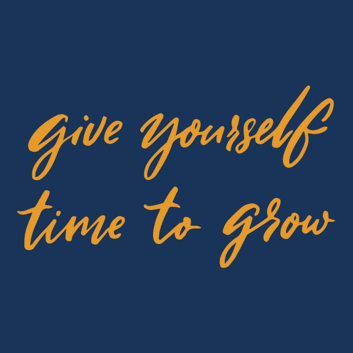Give Yourself Time To Grow Quote 16 in Basic Backpack