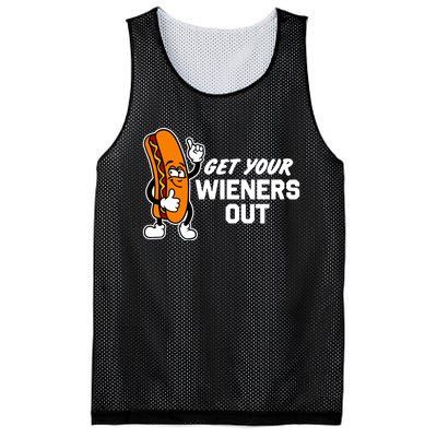 Get Your Wieners Out Mesh Reversible Basketball Jersey Tank