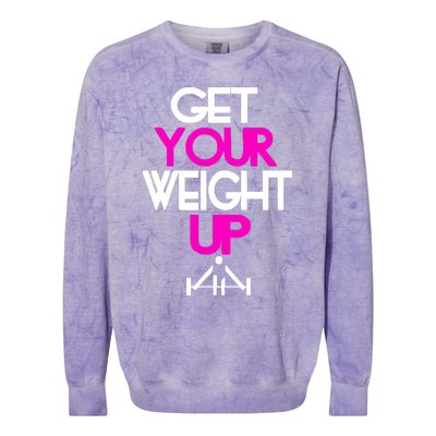 Get Your Weight Up Colorblast Crewneck Sweatshirt