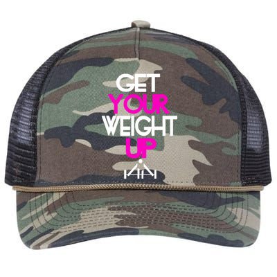 Get Your Weight Up Retro Rope Trucker Hat Cap