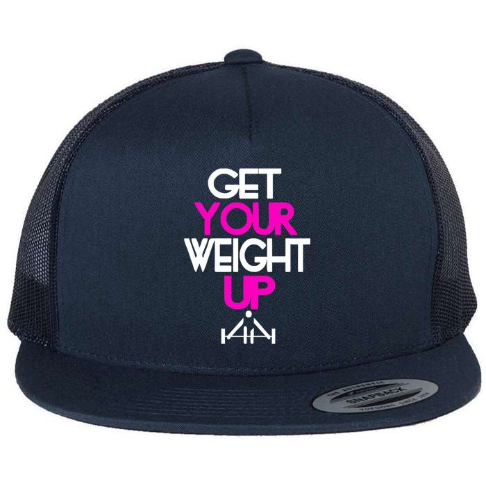 Get Your Weight Up Flat Bill Trucker Hat