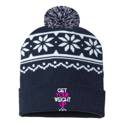 Get Your Weight Up USA-Made Snowflake Beanie