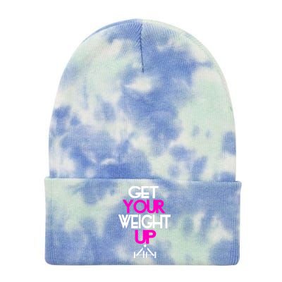 Get Your Weight Up Tie Dye 12in Knit Beanie