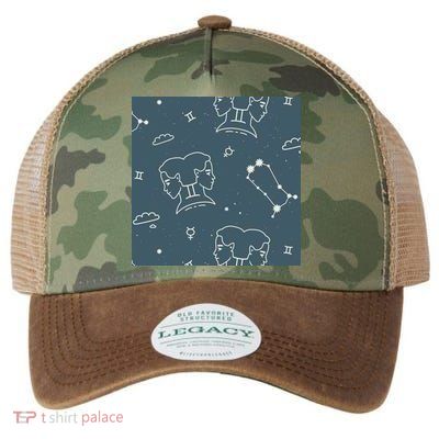 Gemini Zodiac Astrology Legacy Tie Dye Trucker Hat