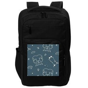 Gemini Zodiac Astrology Impact Tech Backpack