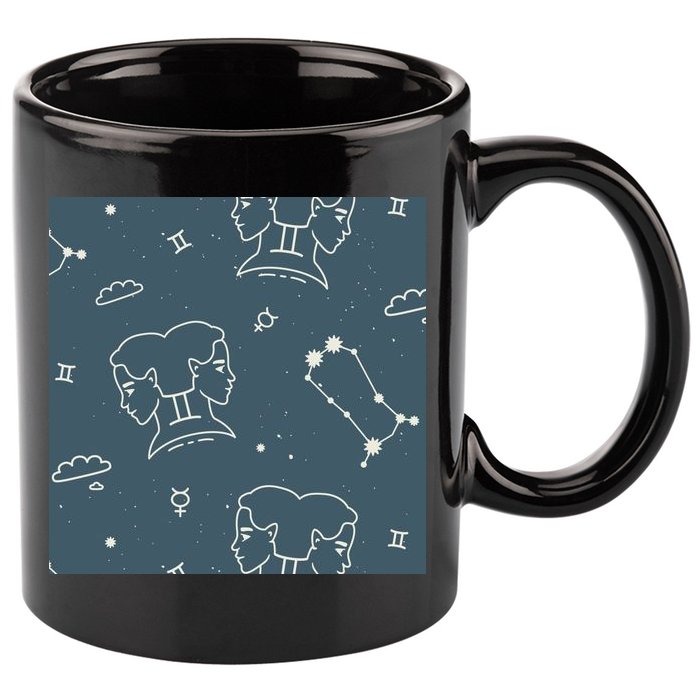 Gemini Zodiac Astrology 11oz C Handle Ceramic Mug
