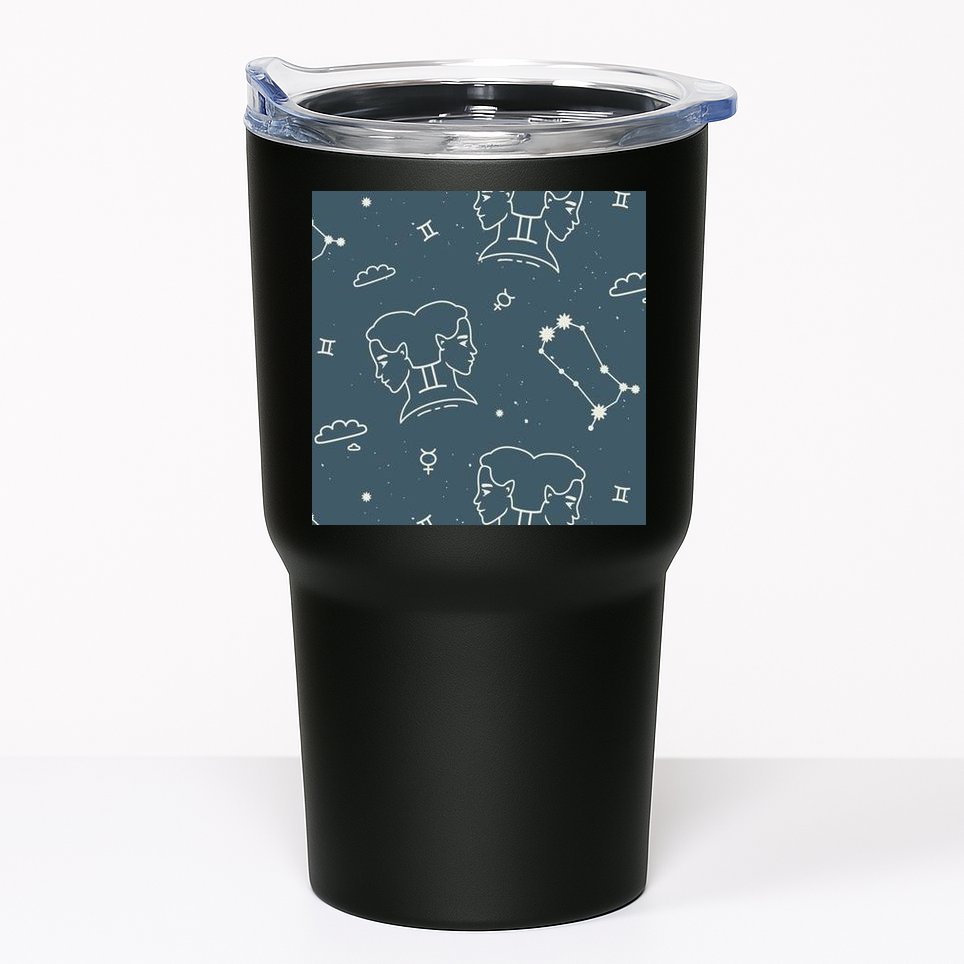 Gemini Zodiac Astrology Tumbler