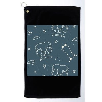 Gemini Zodiac Astrology Golf Towel
