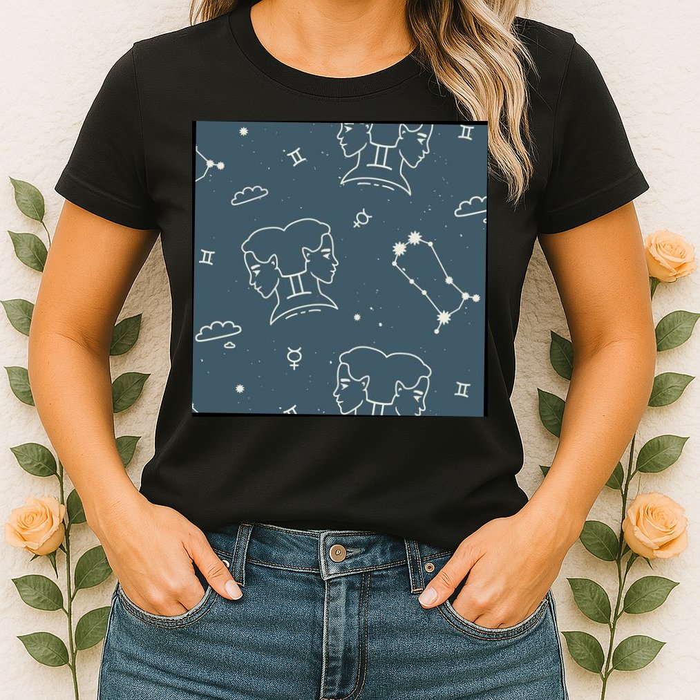 Gemini Zodiac Astrology Womens T-Shirt