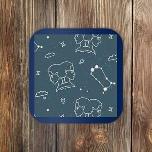 Gemini Zodiac Astrology Coaster