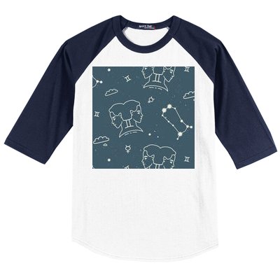 Gemini Zodiac Astrology Baseball Sleeve Shirt