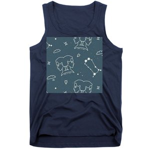 Gemini Zodiac Astrology Tank Top