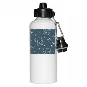 Gemini Zodiac Astrology Aluminum Water Bottle