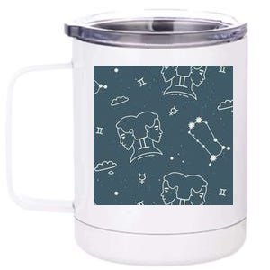 Gemini Zodiac Astrology 12 oz Stainless Steel Tumbler Cup