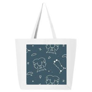 Gemini Zodiac Astrology 25L Jumbo Tote