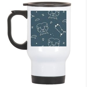 Gemini Zodiac Astrology Stainless Steel Travel Mug