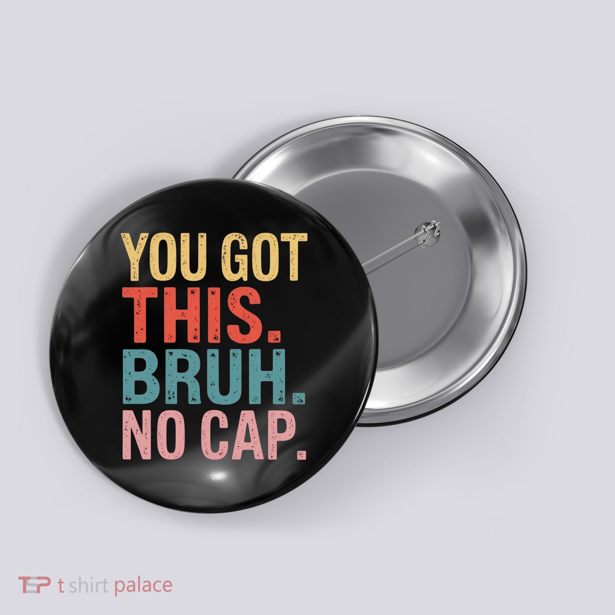 Gen Z Bruh Testing Day Teachers You've Got This Bruh No Cap Button