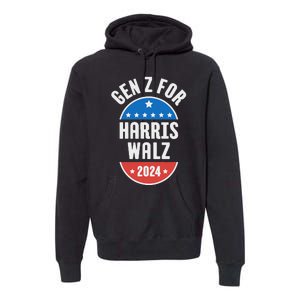 Gen Z For Harris Walz 2024 Premium Hoodie