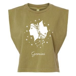 Gemini Zodiac Great Gift Garment-Dyed Women's Muscle Tee