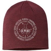 Gemini Zodiac Gemini Personality Star Sign Sustainable Beanie