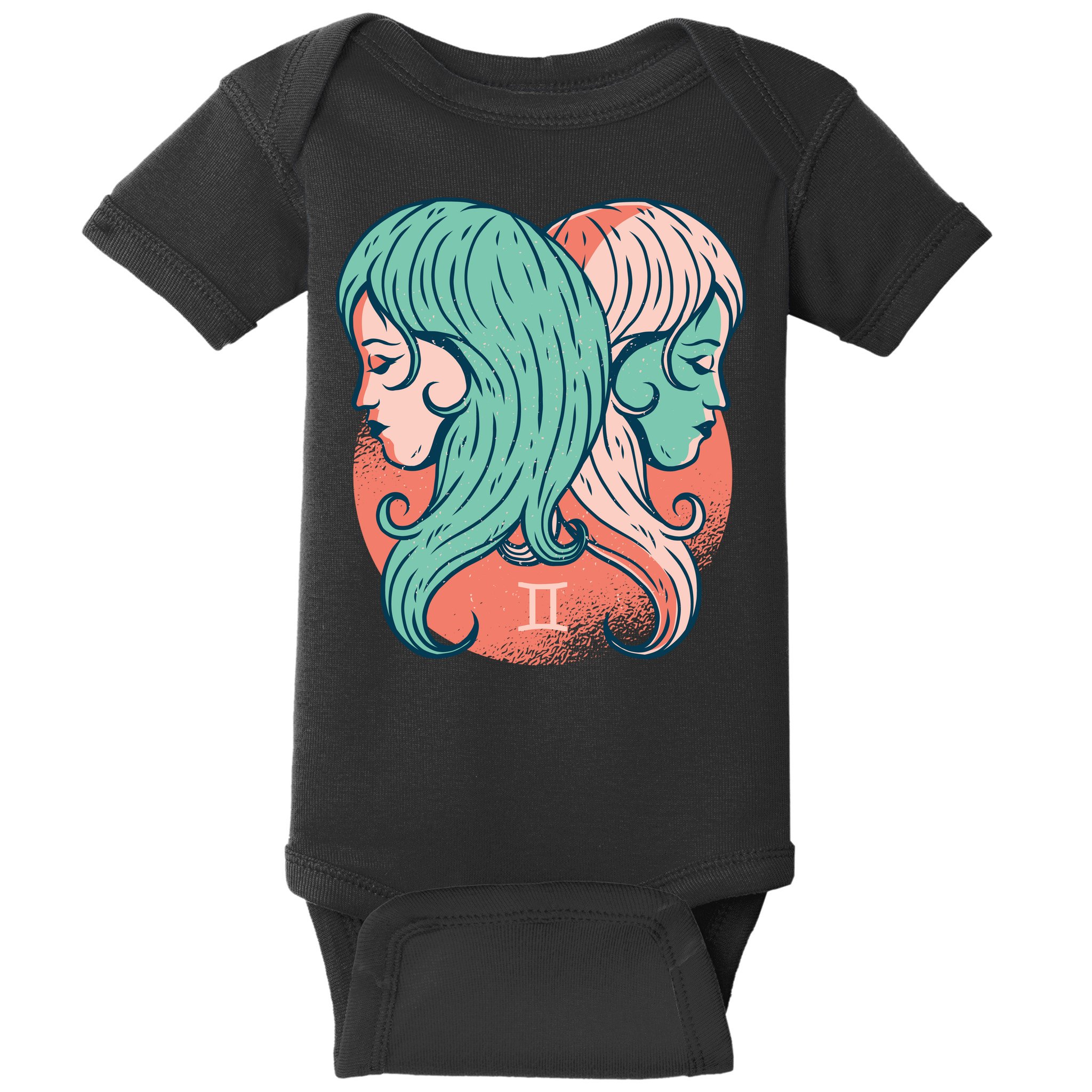 Gemini Zodiac Girl 1 Baby Bodysuit