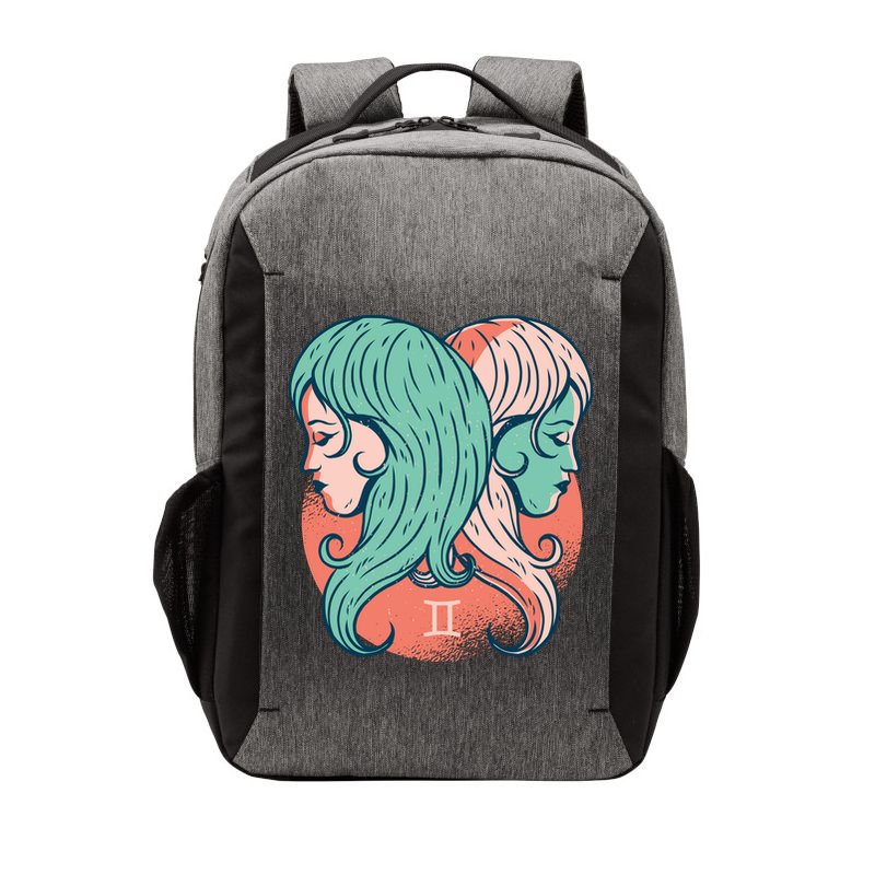 Gemini Zodiac Girl 1 Vector Backpack