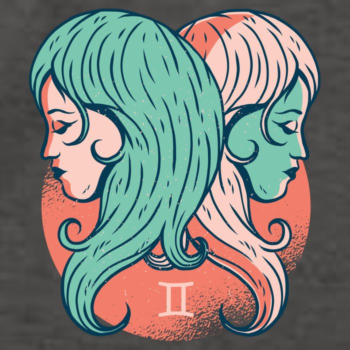 Gemini Zodiac Girl 1 Vector Backpack