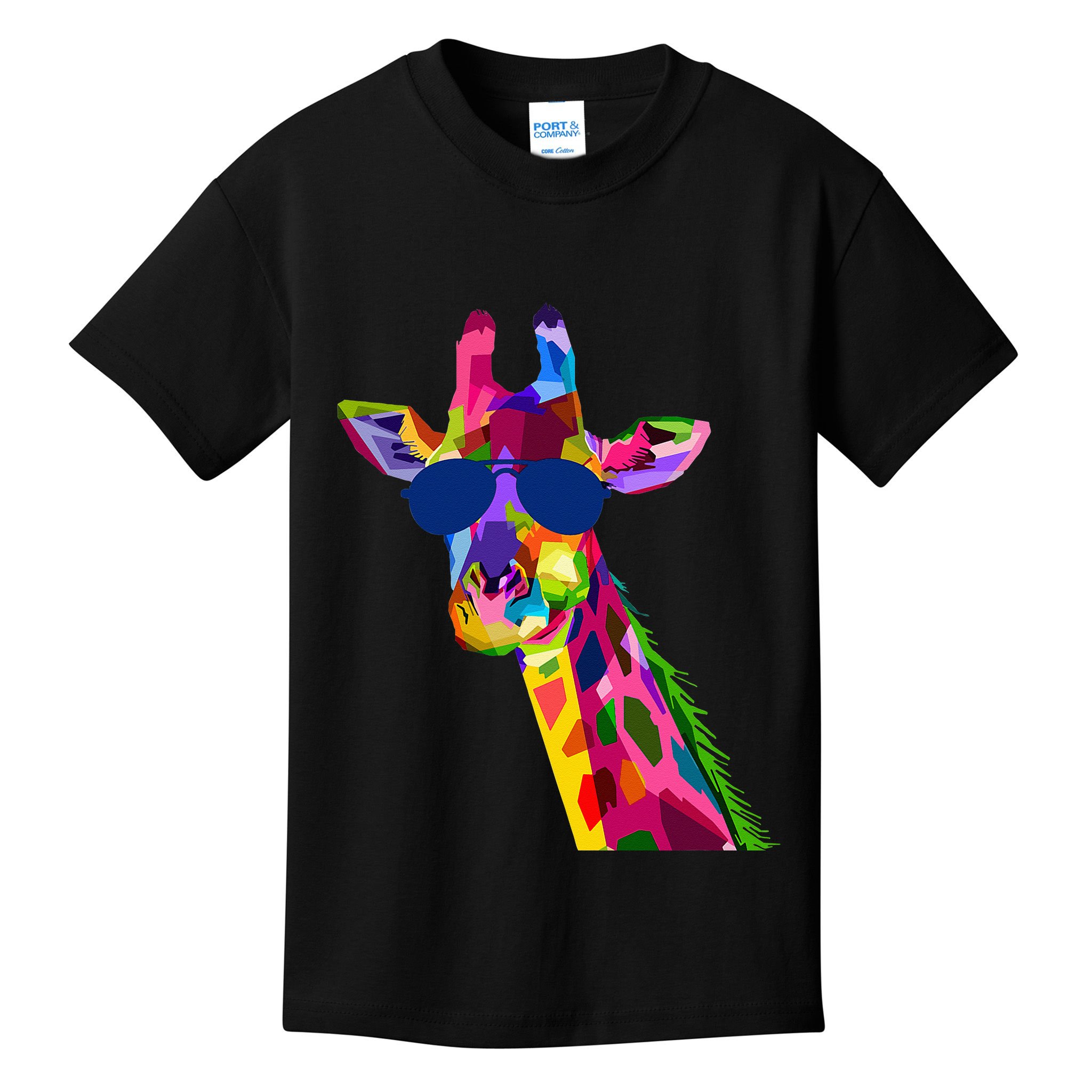 Giraffe Zoo Keeper Safari Animal Giraffe Kids T-Shirt