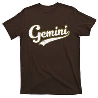 Gemini Zodiac Sign Astrology May June Birthday Retro T-Shirt