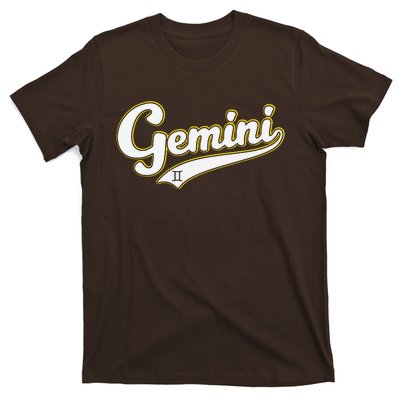 Gemini Zodiac Sign Astrology May June Birthday Retro T-Shirt