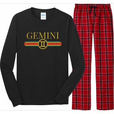 Gemini Zodiac Sign Astrology Horoscope Fashion Long Sleeve Pajama Set