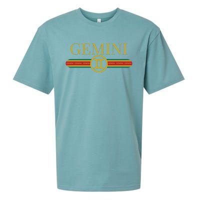 Gemini Zodiac Sign Astrology Horoscope Fashion Sueded Cloud Jersey T-Shirt