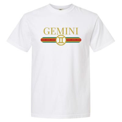 Gemini Zodiac Sign Astrology Horoscope Fashion Garment-Dyed Heavyweight T-Shirt