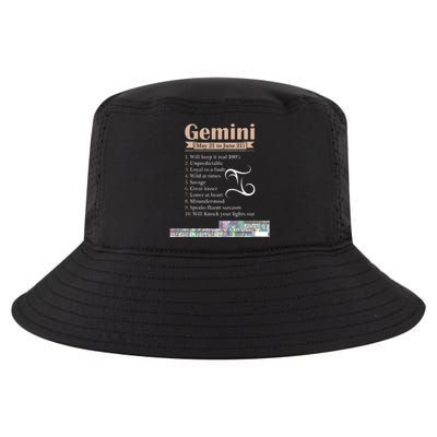 Gemini Zodiac Sign Astrology T May June Birthday Cool Comfort Performance Bucket Hat