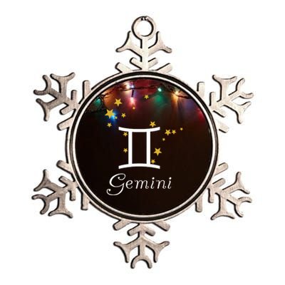 Gemini Zodiac Sign Constellation Stars Astrology Gemini Metallic Star Ornament