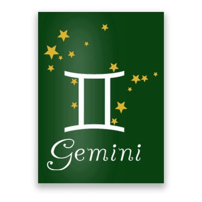 Gemini Zodiac Sign Constellation Stars Astrology Gemini Poster