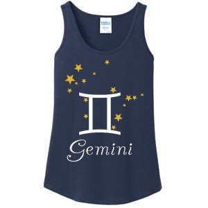 Gemini Zodiac Sign Constellation Stars Astrology Gemini Ladies Essential Tank