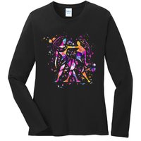 Gemini - Zodiac Sign - Astrology Ladies Long Sleeve Shirt