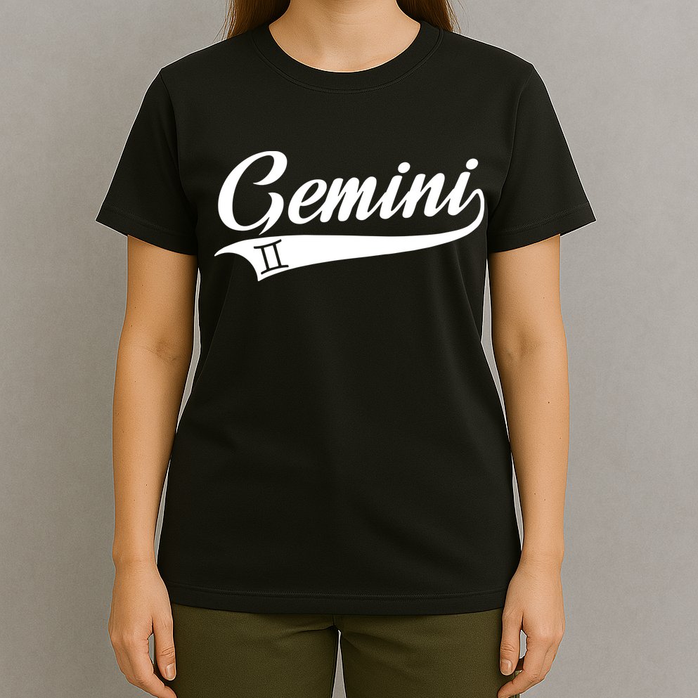 Gemini Zodiac Sign Horoscope Throwback Design Classic T-Shirt