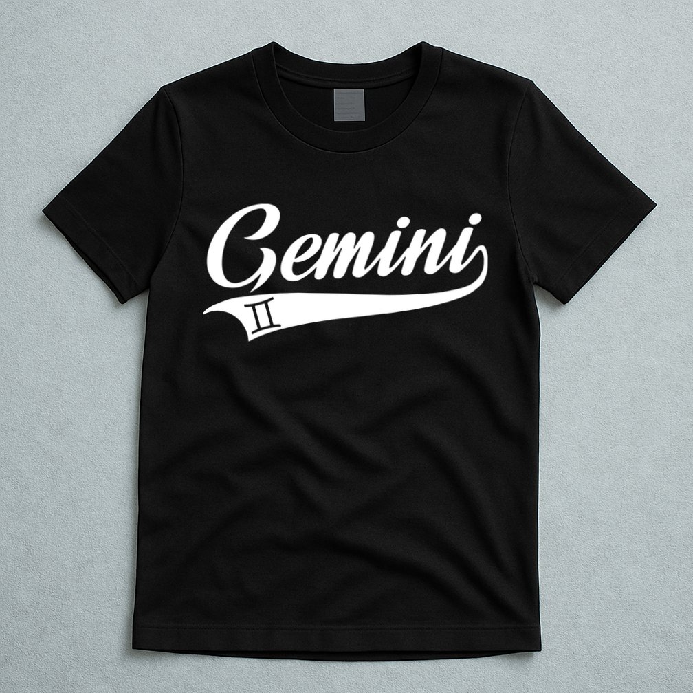 Gemini Zodiac Sign Horoscope Throwback Design Classic T-Shirt