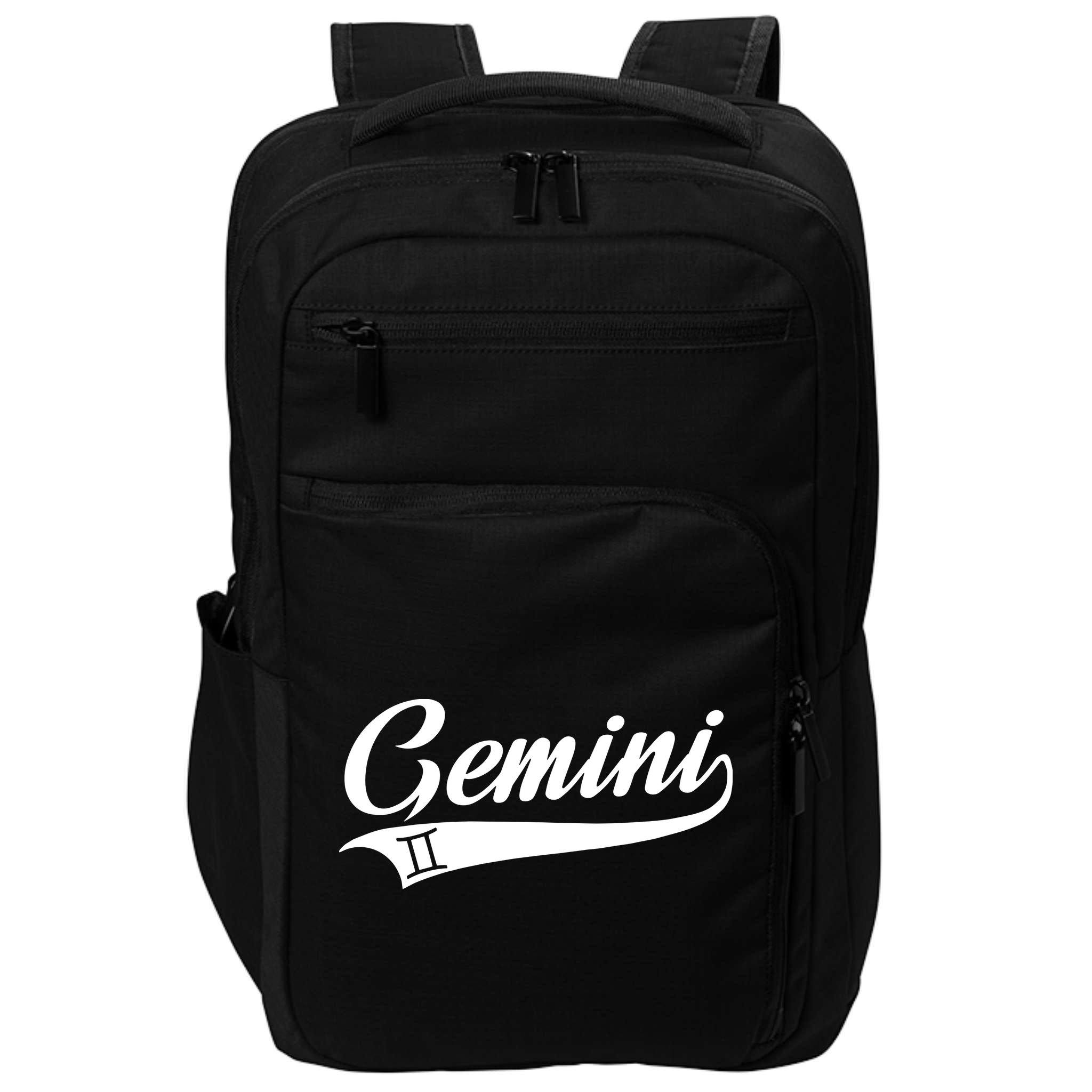 Gemini Zodiac Sign Horoscope Throwback Design Classic Impact Tech Backpack
