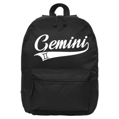 Gemini Zodiac Sign Horoscope Throwback Design Classic 16 in Basic Backpack