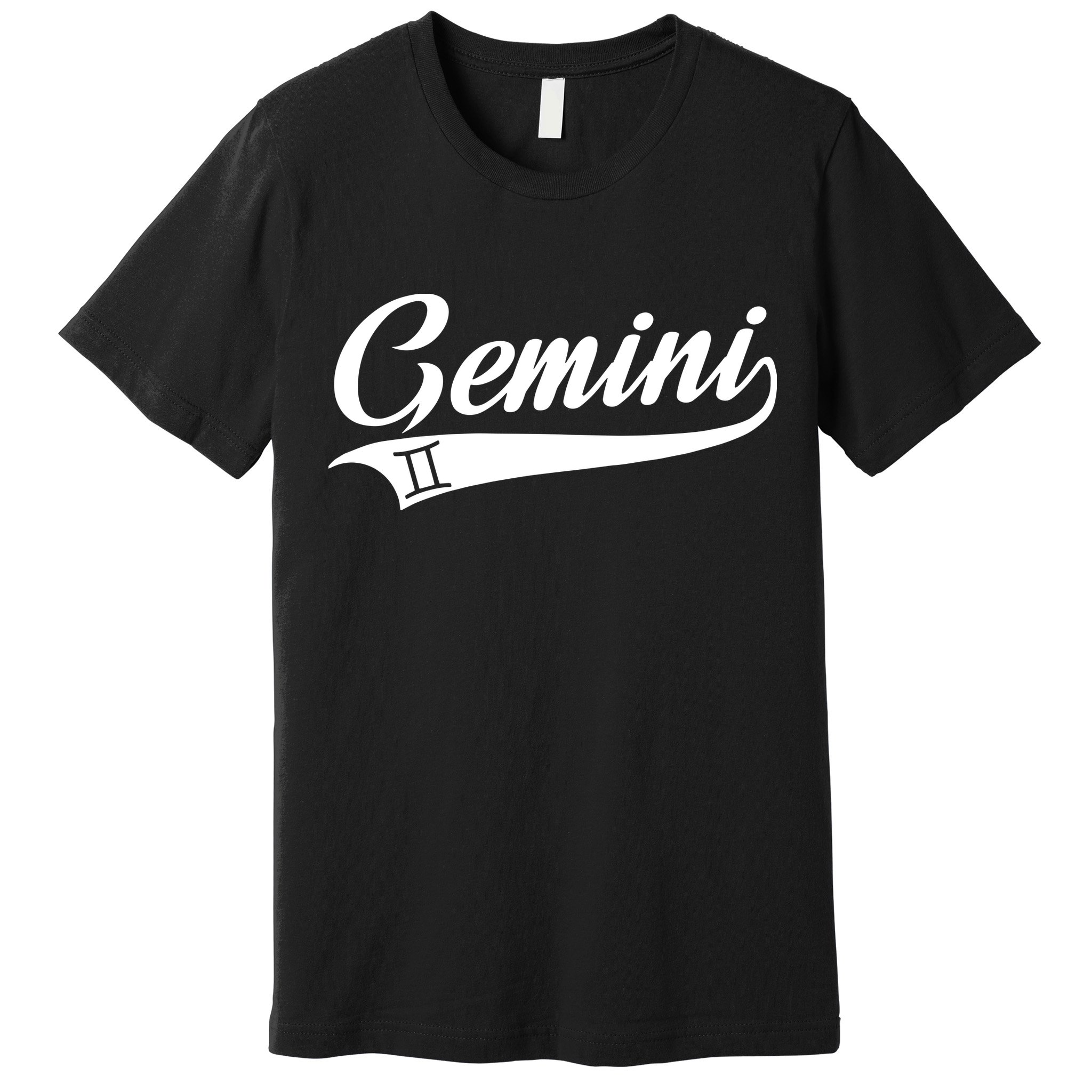 Gemini Zodiac Sign Horoscope Throwback Design Classic Premium T-Shirt