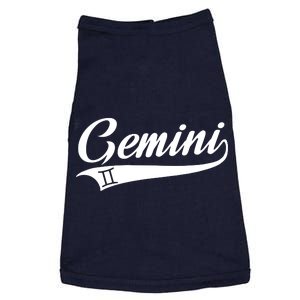 Gemini Zodiac Sign Horoscope Throwback Design Classic Doggie Tank