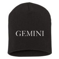 Gemini Zodiac Sign Horoscope Fashion Classic Short Acrylic Beanie