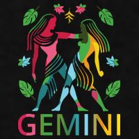 Gemini Zodiac Spring Gemini Birthday Ladies PosiCharge Tri-Blend Wicking Tank