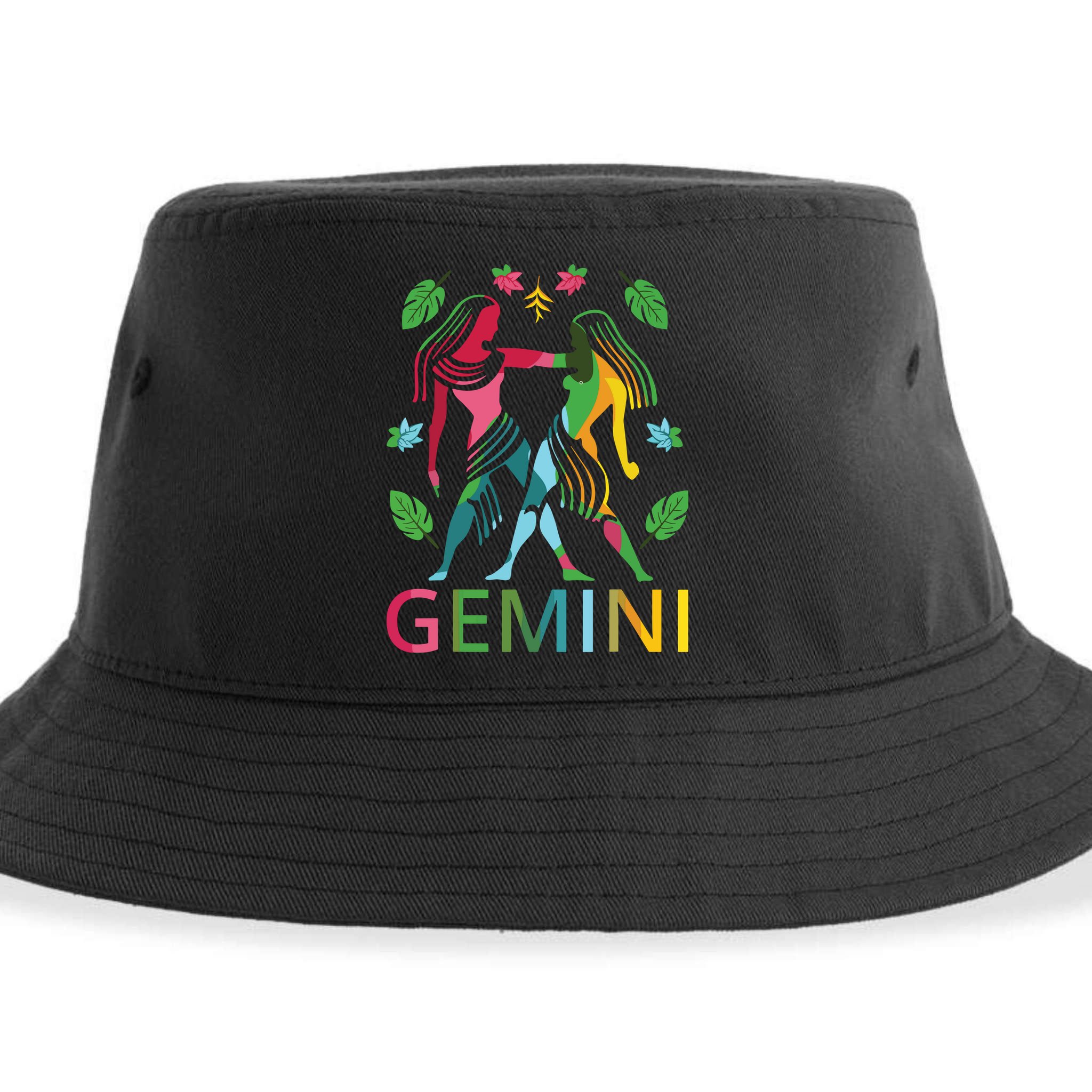 Gemini Zodiac Spring Gemini Birthday Sustainable Bucket Hat