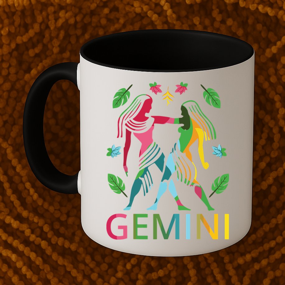 Gemini Zodiac Spring Gemini Birthday Mug