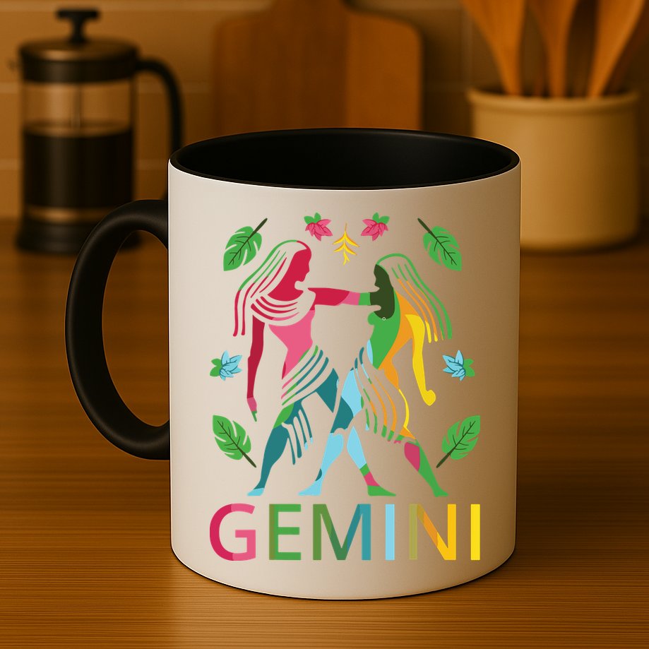 Gemini Zodiac Spring Gemini Birthday Mug