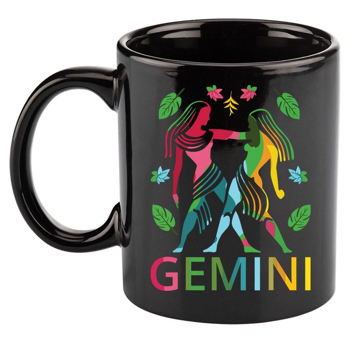 Gemini Zodiac Spring Gemini Birthday 11oz C Handle Ceramic Mug